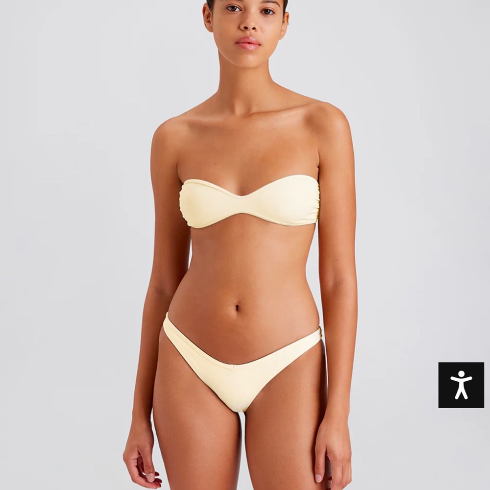 Solid & Striped Maeve Bikini Bottom Buttercream